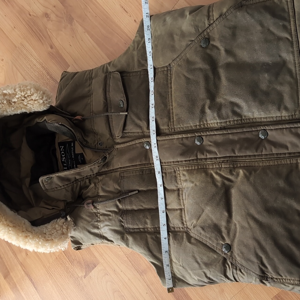 Filson Women’s Down Cruiser Vest M Puffy Quilted - Picture 13 of 16